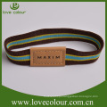 Venda Por Atacado Barato Poliéster Wristband Fabric Wrist Bands / Logo Custom Elastic Bracelets